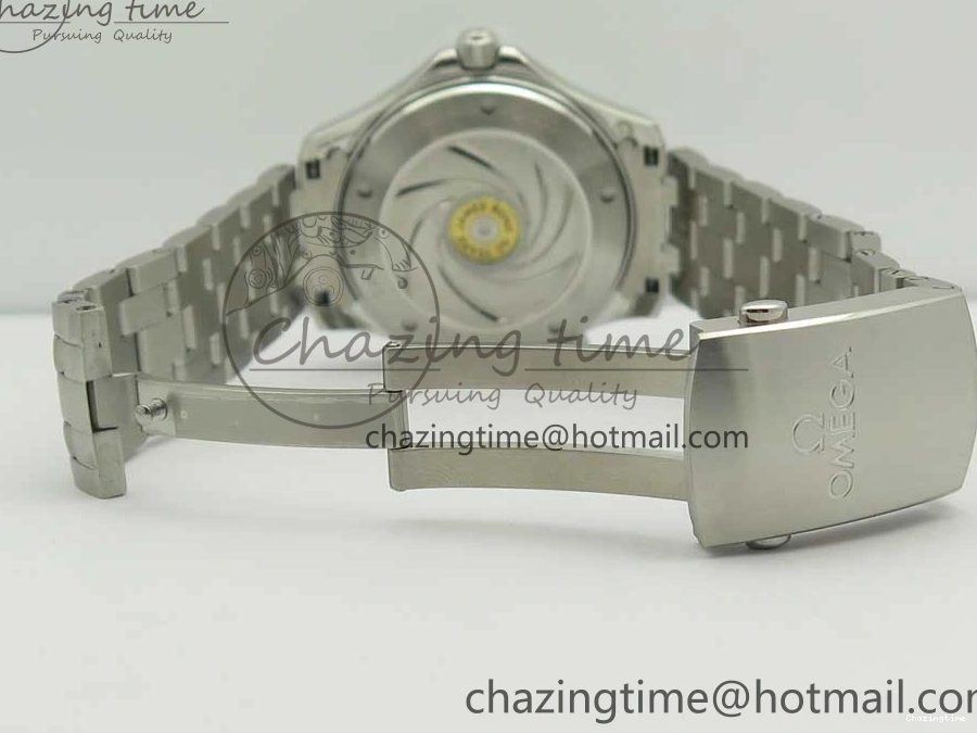 0206 Seamaster 300M Chronometer SS “007” Limited Edition OMF 1:1 Best Edition on SS Bracelet A2824 (Black Balance Wheel) V Seasonal 7952